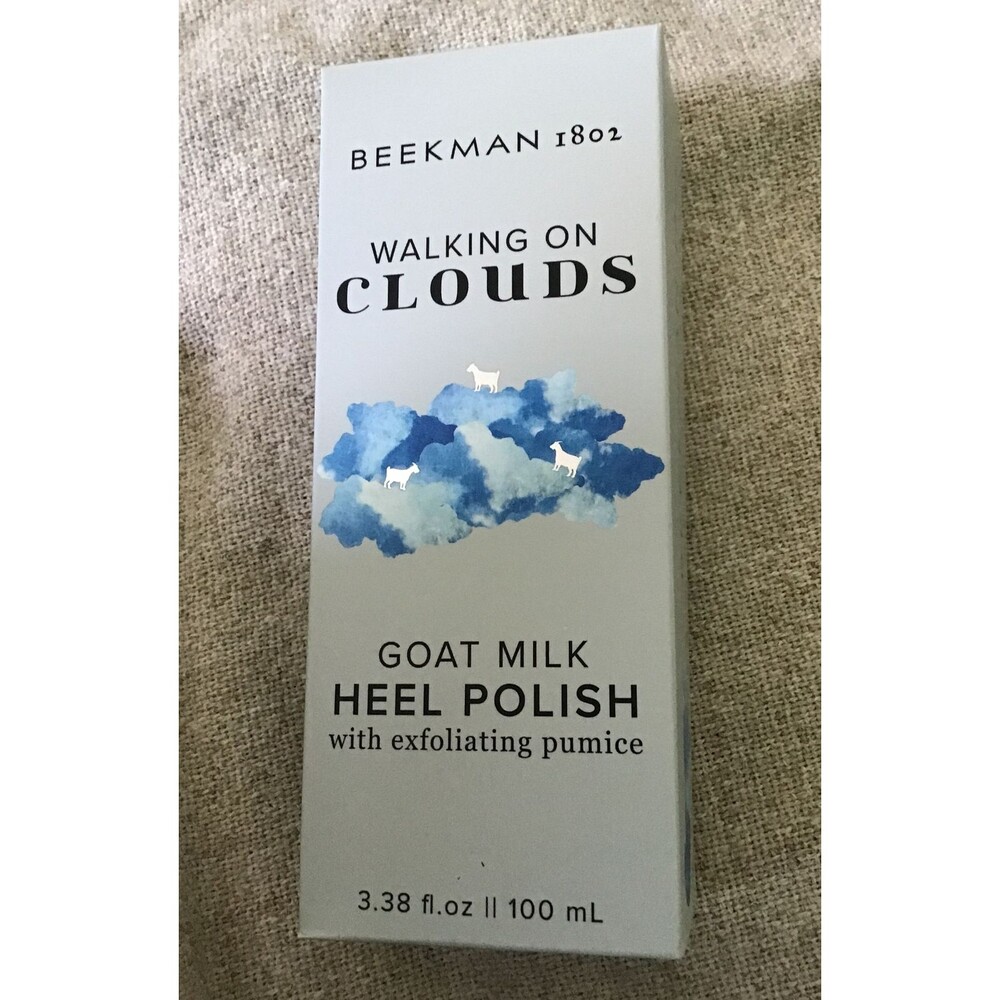 NIB Beekman 1802 Walking On Clouds Goat Milk Foot Polish With Exfoliating Pumice